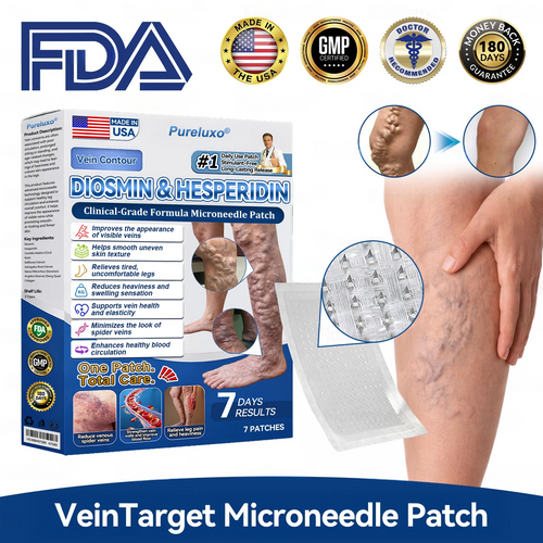 𝐏𝐮𝐫𝐞𝐥𝐮𝐱𝐨® 𝗩𝗲𝒊𝒏 𝐂𝒐𝒏𝘁𝗼𝐮𝐫 𝐌𝐢𝐜𝐫𝐨𝒏𝒆𝒆𝒅𝗹𝗲 𝑷𝒂𝒕𝐜𝐡 (𝐉𝐮𝐬𝐭 𝐎𝐧𝐜𝐞 𝐀 𝐃𝐚𝐲, 𝐒𝐞𝐞 𝐑𝐞𝐬𝐮𝐥𝐭𝐬 𝐈𝐧 𝟕 𝐃𝐚𝐲𝐬) — 👩‍⚕️🏆 𝐒𝐮𝐢𝐭𝐚𝐛𝐥𝐞 𝐅𝐨𝐫 𝐕𝐚𝐫𝐢𝐜𝐨𝐬𝐞 𝐕𝐞𝐢𝐧𝐬 𝐀𝐧𝐝 𝐒𝐩𝐢𝐝𝐞𝐫 𝐕𝐞𝐢𝐧𝐬, 𝐑𝐞𝐥𝐢𝐞𝐯𝐞𝐬 𝐇𝐞𝐚𝐯𝐲, 𝐓𝐢𝐫𝐞𝐝 𝐋𝐞𝐠🛒
