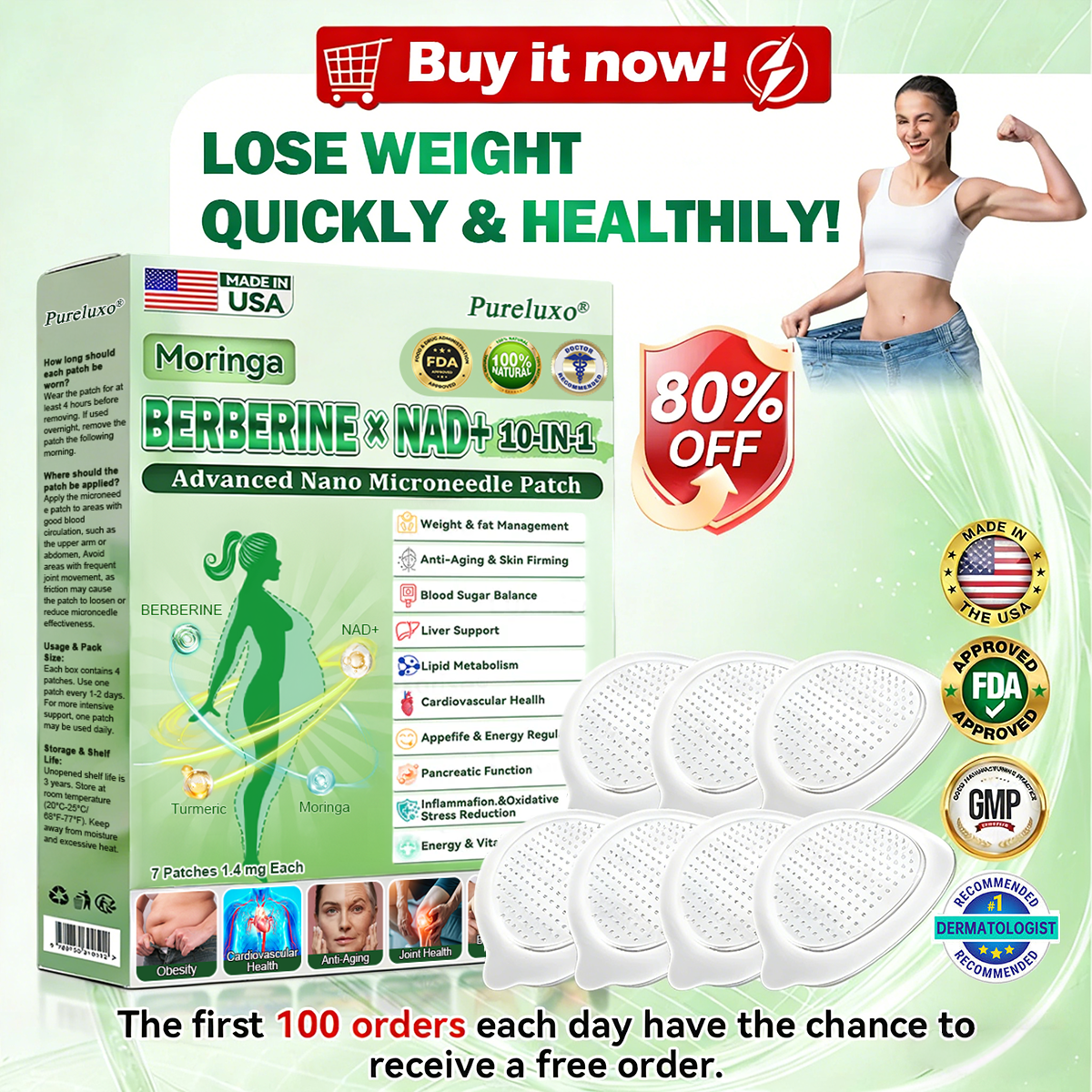 𝙋𝙪𝙧𝙚𝙡𝙪𝙭𝙤®𝑴𝒐𝒓𝒊𝒏𝒈𝗮 · 𝗕𝗲𝗿𝗯𝗲𝗿𝙞𝙣𝙚 × 𝙉𝘼𝐃+ 𝟏𝟎-𝐢𝐧-𝟏 𝗔𝗱𝘃𝗮𝗻𝗰𝙚𝙙 𝙉𝙖𝙣𝙤 𝙈𝙞𝙘𝙧𝙤𝙣𝙚𝙚𝐝𝐥𝐞 𝐏𝐚𝐭𝙘𝙝🇺🇸(𝐉𝐮𝐬𝐭 𝐨𝐧𝐜𝐞 𝐚 𝐝𝐚𝐲, 𝐯𝐢𝐬𝐢𝐛𝐥𝐞 𝐜𝐡𝐚𝐧𝐠𝐞𝐬 𝐢𝐧 𝟕 𝐝𝐚𝐲𝐬）🔥