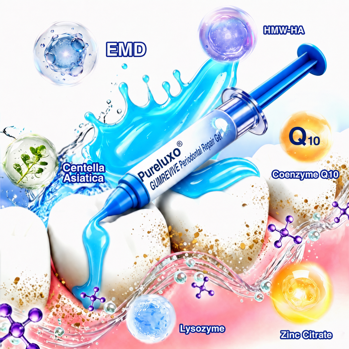🇪🇸Pureluxo® 🦷Gel de reparación periodontal GumRevive🌿